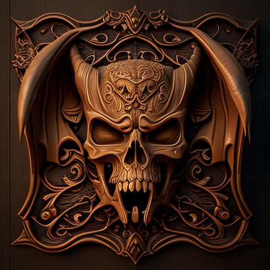 3D model Hail to the King Deathbat game (STL)